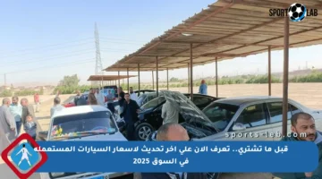 قبل ما تشتري.. تعرف الآن على آخر تحديث لأسعار السيارات المستعملة في السوق 2025